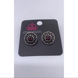 Sunlit Splendor -Pink Post Earrings - Item 113‎